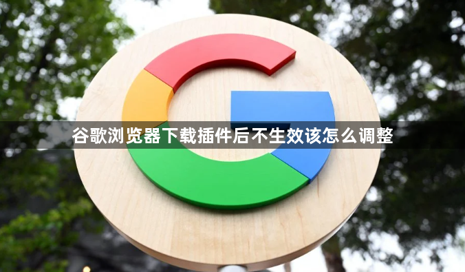 谷歌浏览器下载插件后不生效该怎么调整1