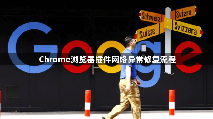 Chrome浏览器插件网络异常修复流程1