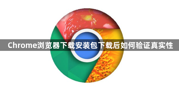 Chrome浏览器下载安装包下载后如何验证真实性1