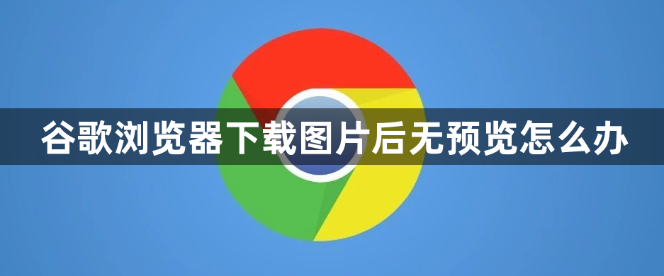 谷歌浏览器下载图片后无预览怎么办1
