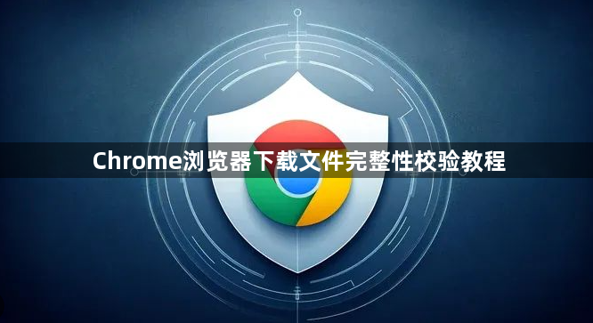 Chrome浏览器下载文件完整性校验教程1