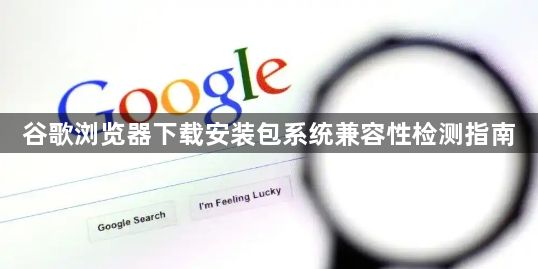 谷歌浏览器下载安装包系统兼容性检测指南1