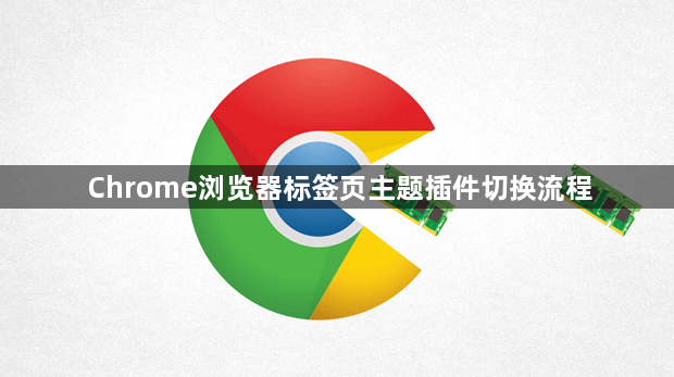 Chrome浏览器标签页主题插件切换流程1