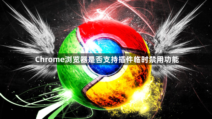 Chrome浏览器是否支持插件临时禁用功能1