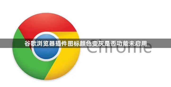 谷歌浏览器插件图标颜色变灰是否功能未启用1