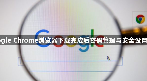 Google Chrome浏览器下载完成后密码管理与安全设置教程1