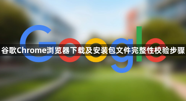 谷歌Chrome浏览器下载及安装包文件完整性校验步骤1