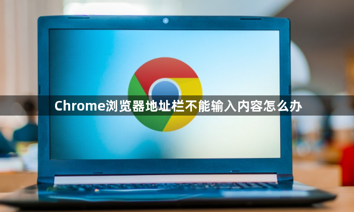Chrome浏览器地址栏不能输入内容怎么办1