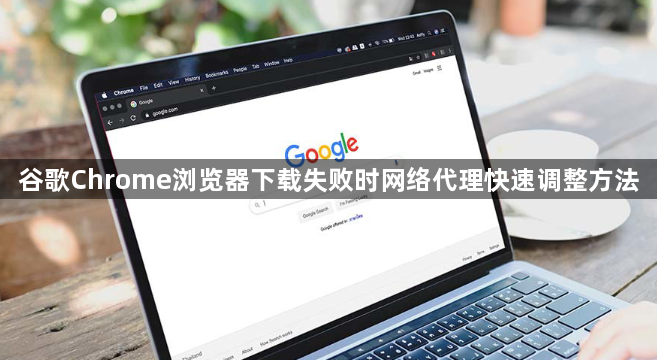 谷歌Chrome浏览器下载失败时网络代理快速调整方法1