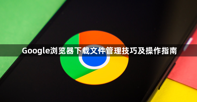 Google浏览器下载文件管理技巧及操作指南1