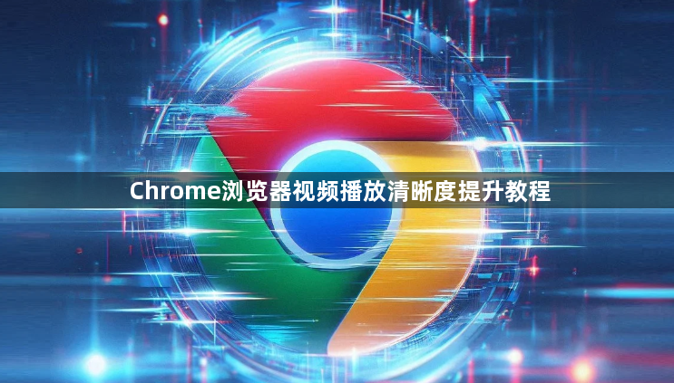 Chrome浏览器视频播放清晰度提升教程1