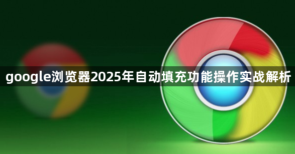 google浏览器2025年自动填充功能操作实战解析1