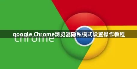 google Chrome浏览器隐私模式设置操作教程1