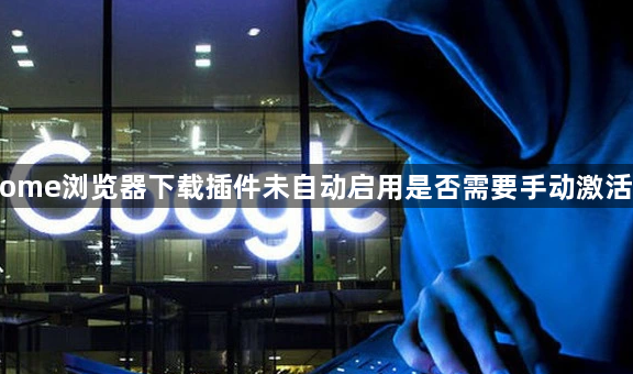 Chrome浏览器下载插件未自动启用是否需要手动激活权限1