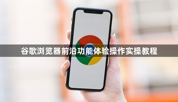 谷歌浏览器前沿功能体验操作实操教程1