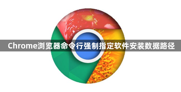 Chrome浏览器命令行强制指定软件安装数据路径1