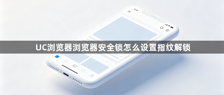 UC浏览器浏览器安全锁怎么设置指纹解锁1