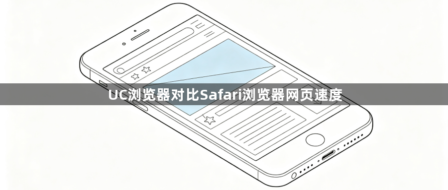 UC浏览器对比Safari浏览器网页速度1