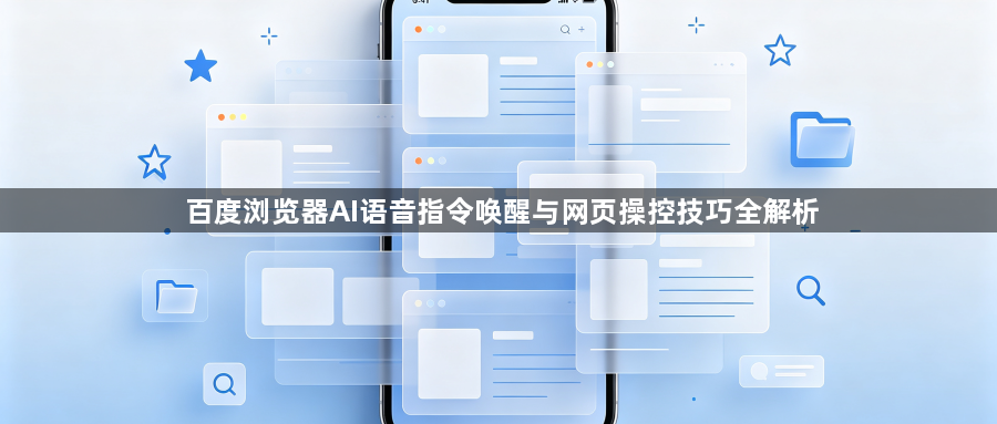百度浏览器AI语音指令唤醒与网页操控技巧全解析1