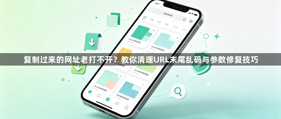复制过来的网址老打不开?教你清理URL末尾乱码与参数修复技巧1