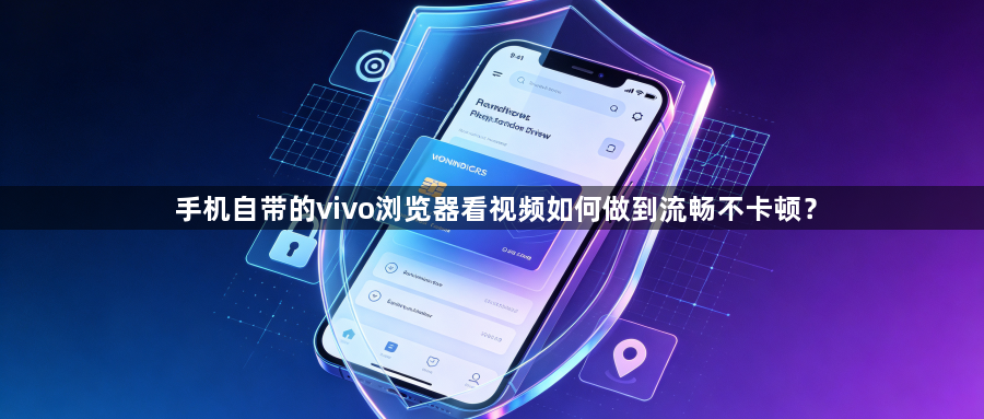 手机自带的vivo浏览器看视频如何做到流畅不卡顿？1