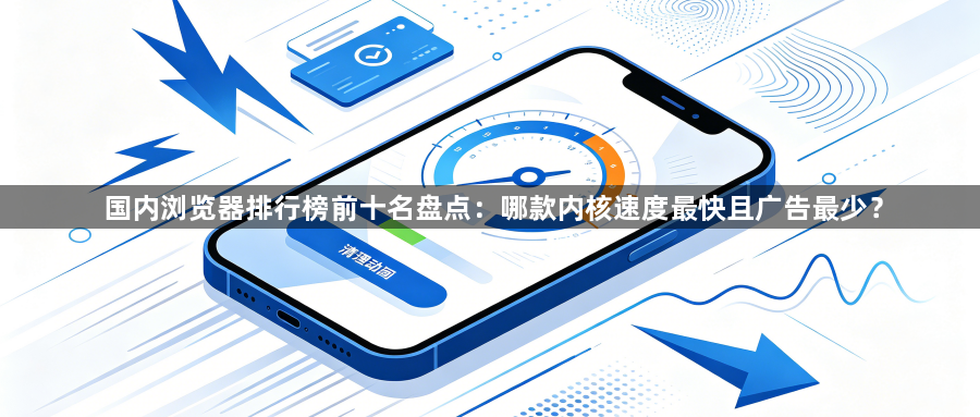 国内浏览器排行榜前十名盘点：哪款内核速度最快且广告最少？1