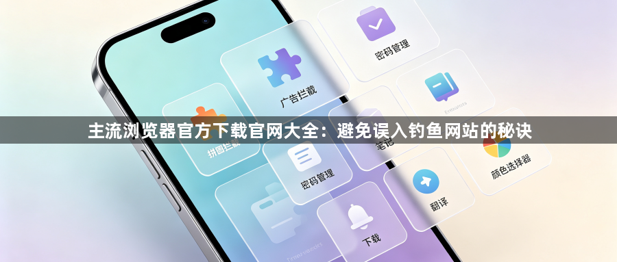 主流浏览器官方下载官网大全:避免误入钓鱼网站的秘诀1
