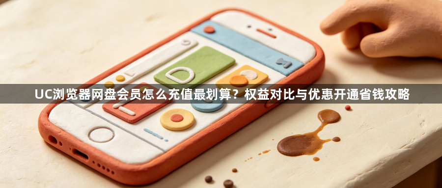UC浏览器网盘会员怎么充值最划算？权益对比与优惠开通省钱攻略1