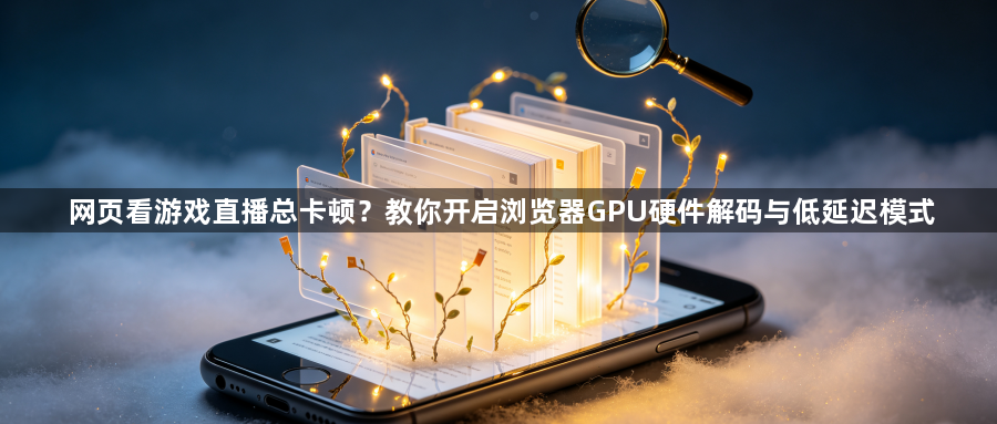 网页看游戏直播总卡顿？教你开启浏览器GPU硬件解码与低延迟模式1