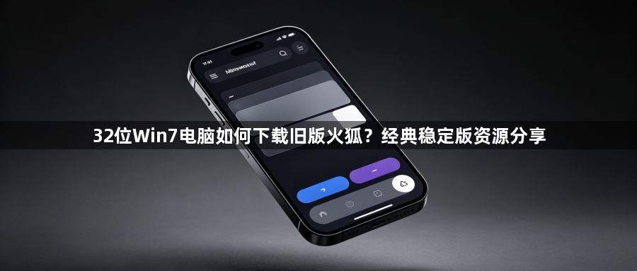 32位Win7电脑如何下载旧版火狐?经典稳定版资源分享1