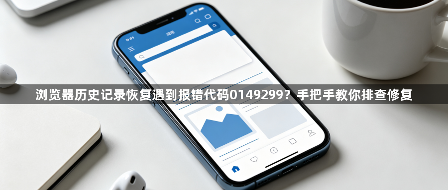 浏览器历史记录恢复遇到报错代码0149299？手把手教你排查修复1