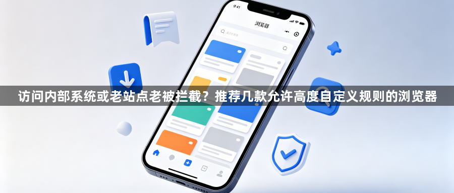 访问内部系统或老站点老被拦截？推荐几款允许高度自定义规则的浏览器1