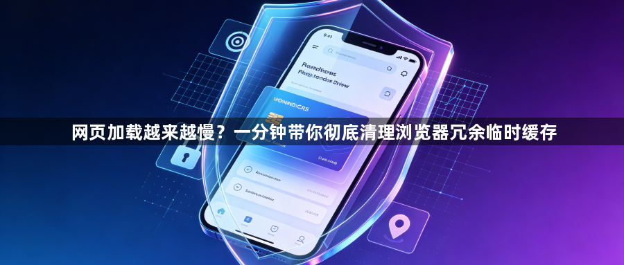 网页加载越来越慢？一分钟带你彻底清理浏览器冗余临时缓存1