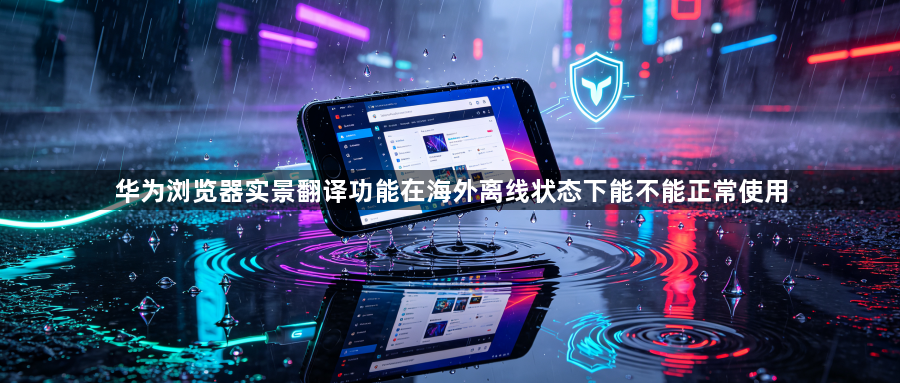 华为浏览器实景翻译功能在海外离线状态下能不能正常使用1