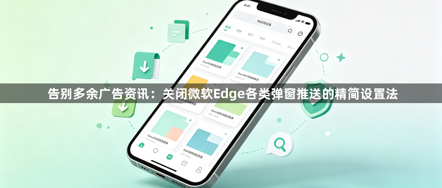 告别多余广告资讯：关闭微软Edge各类弹窗推送的精简设置法1