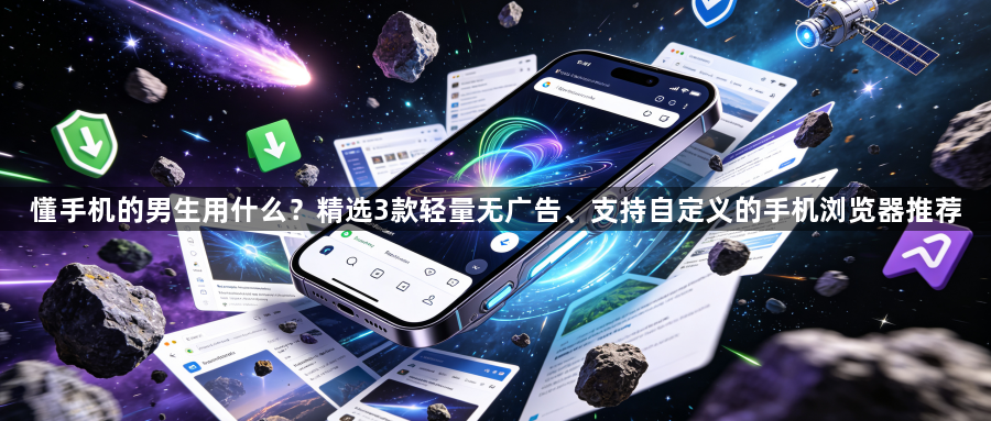懂手机的男生用什么？精选3款轻量无广告、支持自定义的手机浏览器推荐1